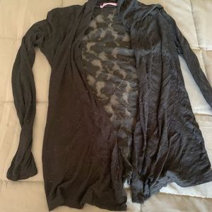 Black lace cardigan